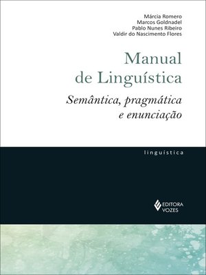 cover image of Manual de linguística